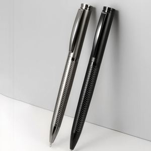 Factory Wholesale Matte Metal Ballpoint <b>Pen</b> Laser Logo Business Black Simple Promotional Gift Novelty <b>Pen</b> - Product Image 3