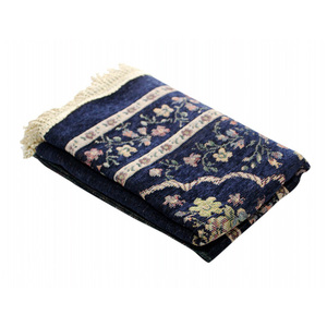 Alfombra de oración floral de chenilla gruesa personalizada al por mayor, manta de oración islámica musulmana moderna y acolchada, lavable para niños - Product Image 6