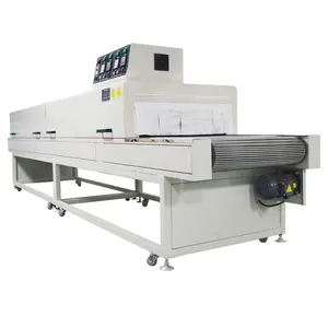 Hot air conveyor belt dryer drying oven water drying line T shirt screen printing IR drying tunnel dryer