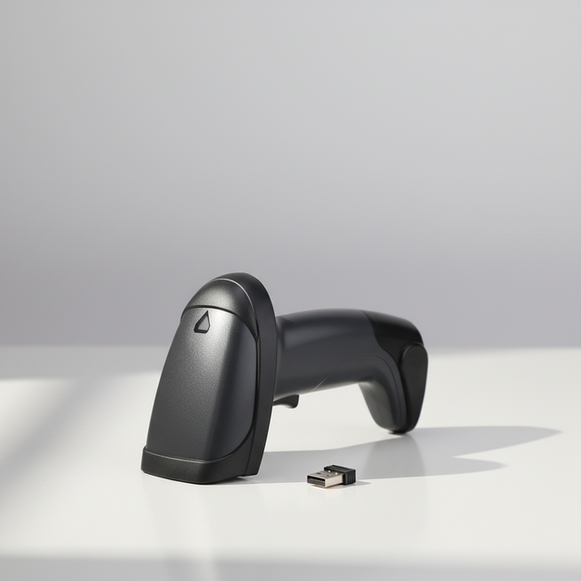 Barcode Reader Supermarkets Use 2.4G Wireless Barcode Scanner Quickly Read QR Codes
