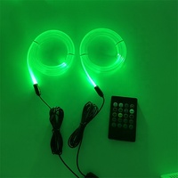 Kit d'éclairage d'ambiance LED pour l'intérieur de la voiture, bande lumineuse RGB à fibres optiques, éclairage néon, lampes décoratives automobiles