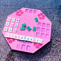 Tapis d'entraînement à Mahjong festonné en mousse EVA |   Plateau d'entraînement portable pour joueur unique, personnalisable en couleurs et en configuration, idéal pour les boutiques de cadeaux