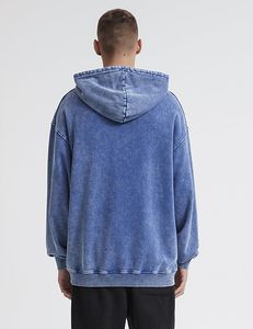 High Quality Heavyweight Men Oversized Hoody Pullover Unlined Fluff Lining Hoodies Custom Print Logo <b>Thick</b> <b>Fleece</b> Hoodie for Men - Product Image 5