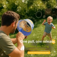 Nouvelle Machine à Bulles Canon à Air en Plastique 2025, Jouet d'Extérieur Portable à Vent pour Enfants, Cadeau pour Garçons