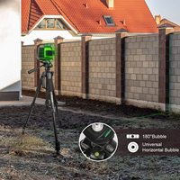 Trépied pour niveaux laser Huepar TPD14A, hauteur extensible, à utiliser avec les niveaux laser linéaires, les niveaux laser pointeurs et les niveaux laser rotatifs