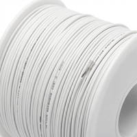 Fil de connexion en cuivre étamé massif isolé PVC 1015 Type 14AWG 105C 600V pour usage industriel, automobile et électronique, bobine de 100M