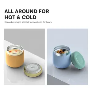 270ml 350ml 480ml Food Grade Double-Wall Stainless Steel Food Container Insulated Thermal Food Flask