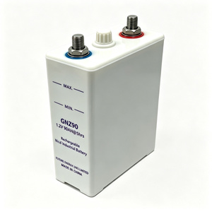 แบตเตอรี่อัลคาไลน์แบบชาร์จได้ 90AH GNZ90 KPM90 1.2V แบบปล่อยประจุระดับกลาง IEC60623 สำหรับ UPS ของเล่น และเครื่องมือไฟฟ้า - Product Image 5