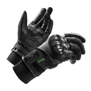 <span class=keywords><strong>Gants</strong></span> de moto en cuir imperméables pour l'hiver, compatibles écran tactile, avec manchette extensible, pour le cyclisme - Product Image 2