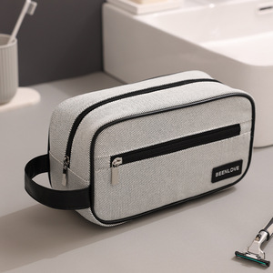 Beenlove Toiletry Bag Rectangle Polyester Large Capacity Travel Men's Cosmetic Storage Bag - Product Image 1