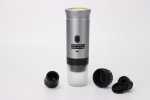 Machine à café portable mini, rechargeable par USB, 20 bars, compatible avec les capsules Nespresso, idéale pour le camping et les voyages - Product Image 2