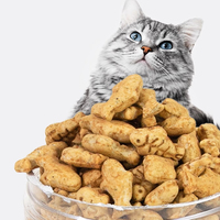 OEM ODM LUSCIOUS Hoge Proteïne Knapperige Zalm & Kabeljauw Rawhide Biscuits voor Katten - Spijsvertering & Huidgezondheid 18 Maanden Houdbaarheid