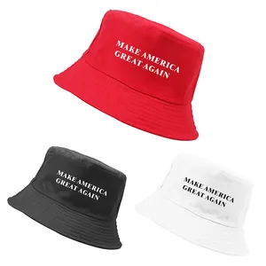 NEW Printed Maga Bucket Hat Make America Great Hats 2024 Slogan Cap Unisex