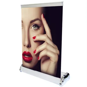 Custom A3/A4 Size Promotion Advertising Retractable Banner Mini Roll Up Banner