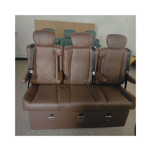 Siège de voiture de luxe réglable en cuir de haute qualité, personnalisé en usine, avec fonction lit/siège relevable pour camion arrière - Product Image 3