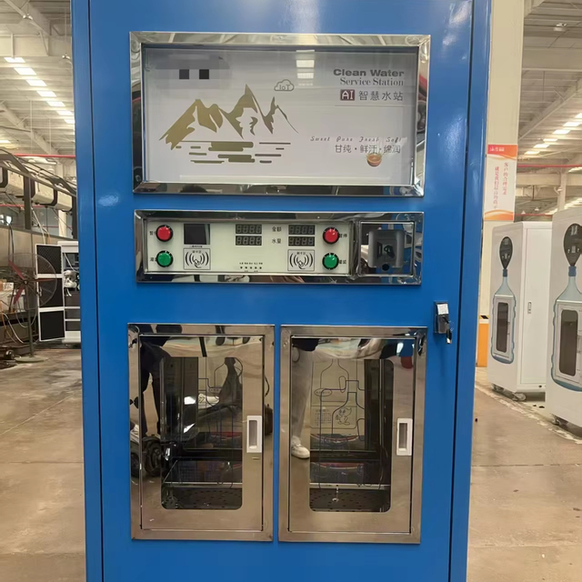 Community Automatic Water Vending Machine, Commercial Large Capacity, Coin-operated, Card-operated, QR Code Scanning