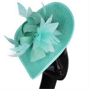 Wholesale Custom Logo Ladies Fascinators Sinamay Hats-Professional Design Silk Screen Printed New Style Fashion Promotional - Product Image 3