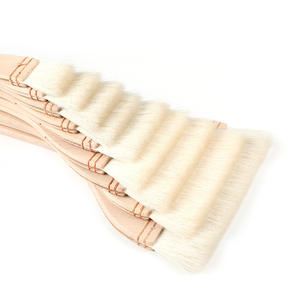 Bvew – ensemble de pinceaux de peinture plats d'artiste en laine, <span class=keywords><strong>pinceau</strong></span> de lavage doux <span class=keywords><strong>à</strong></span> manche en bois, <span class=keywords><strong>pinceau</strong></span> de peinture en Latex pour <span class=keywords><strong>aquarelle</strong></span> acrylique céramique - Product Image 6