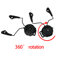 Cache-oreilles électronique ARC OPS-CORE casque Rail adaptateur casque tactique support pour Howard Leigh Impact Sport chasse casque de tir