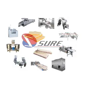 Factory Supplier Wafer Biscuit Machine Production Line Automatic Wafer Biscuit Machine Small Wafer Biscuit Making Machine