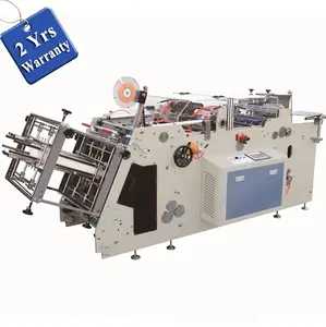 HBM1000 Automatic supermarket restaurant food paper box making machine, disposable fruit kraft box forming machine