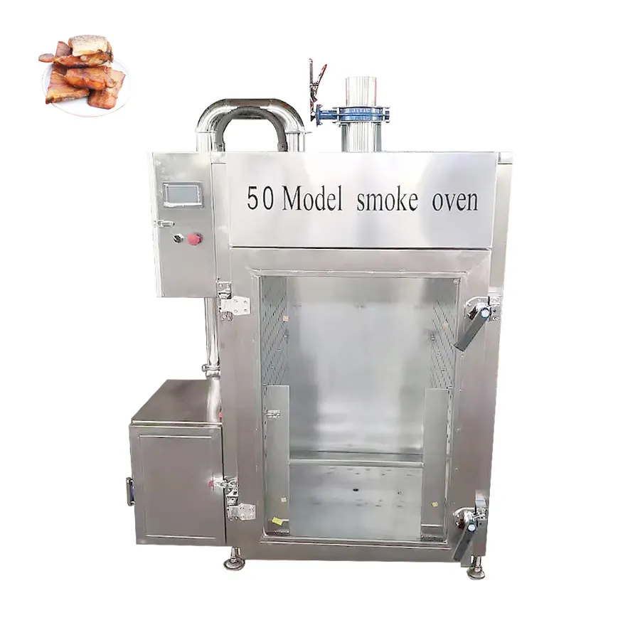 Rook Uitlaat Voor Oven Kip Rook Oven 1000Kg Tijd Gerookte Bacon Oven Machine