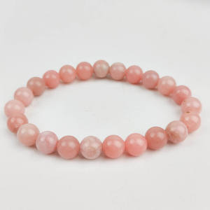 חם מוכר תכשיטי אופנה 6 מ "מ חרוזים אבן טבעית צמיד אופל ורוד קישוט - Product Image 4