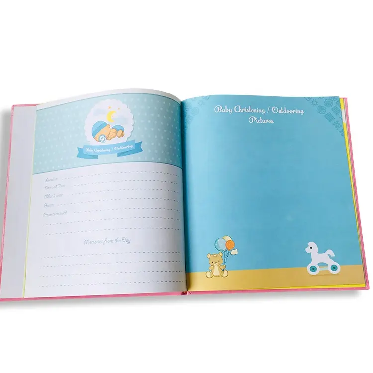 מותאם אישית הדפסת ראשון שנה תינוק ספר ילדים זיכרון ספר