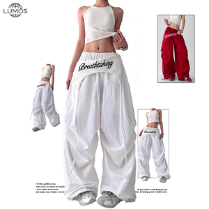 <span class=keywords><strong>Pantalones</strong></span> Deportivos Americanos al por Mayor para <span class=keywords><strong>Hombre</strong></span> y Mujer, <span class=keywords><strong>Pantalones</strong></span> Casuales Holgados de Primavera y Otoño con Logotipo Personalizado - Product Image 1