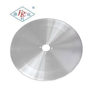 Circular blade can be customized to cut paper and cloth. Round blade white steel knife stainless steel food blade