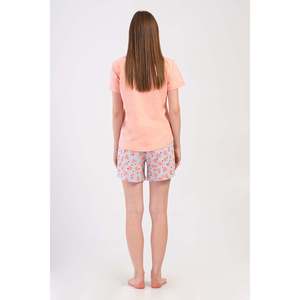 Ensemble élégant pour femme avec veste courte à col rond et manches courtes, idéal pour tous les jours - Product Image 1