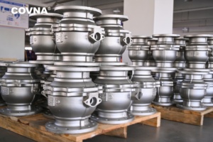 วาล์วบอลแบบมีหน้าแปลนสำหรับอุตสาหกรรม COVNA B2Bclearance Sale พร้อมตัวกระตุ้นแบบหมุนไฟฟ้า 24V/110V สำหรับระบบควบคุมการไหลอัตโนมัติ - Product Image 6