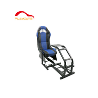 Chaise de jeu Simulateur de course Sim Rig Racing Cockpit avec siège pour PC, Playstation 2,3,Logitech, Wii, XBox, Xbox 360