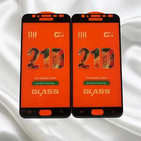 Anti-taches 21D pleine colle matière première protecteur d'écran en verre trempé pour Samsung Galaxy A01/A06/F14 4G/M35 film de téléphone portable