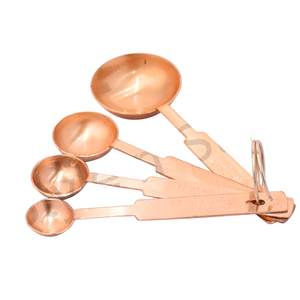 Vente flash : Ensemble de 5 cuillères doseuses miniatures en acier inoxydable écologiques, personnalisables, lavables au lave-vaisselle, durables, en métal - Product Image 1