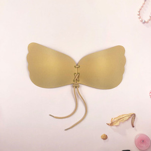 Reggiseno <span class=keywords><strong>con</strong></span> Silicone, Lingerie <span class=keywords><strong>con</strong></span> <span class=keywords><strong>Apertura</strong></span> Frontale a Farfalla, Senza Ferretto, Adesivo, per Donna - Product Image 4