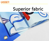 Gran Oferta: Banner de Fondo para Fiesta de Cumpleaños de la Marca Gasser, Impresión Digital 3D/2D, Resistente a los Rayos UV, Antidesgarros, Vinilo Impermeable
