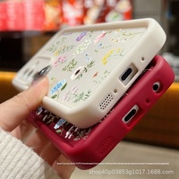 Coque de protection antichoc pour téléphone portable S23, motif animal, œil peint, en TPU+PC, avec support intégré