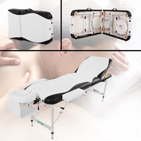 Meilleures tables de massage portables pliantes avec housse en plastique et cadre métallique, vente en gros