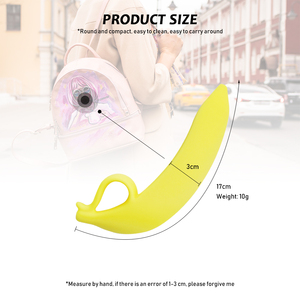 Caja personalizada gratis-Consolador con forma de plátano flexible Juguetes sexuales para mujeres Tapón anal Sin vibrador Masaje de punto G Pene <span class=keywords><strong>grande</strong></span> Próstata - Product Image 4