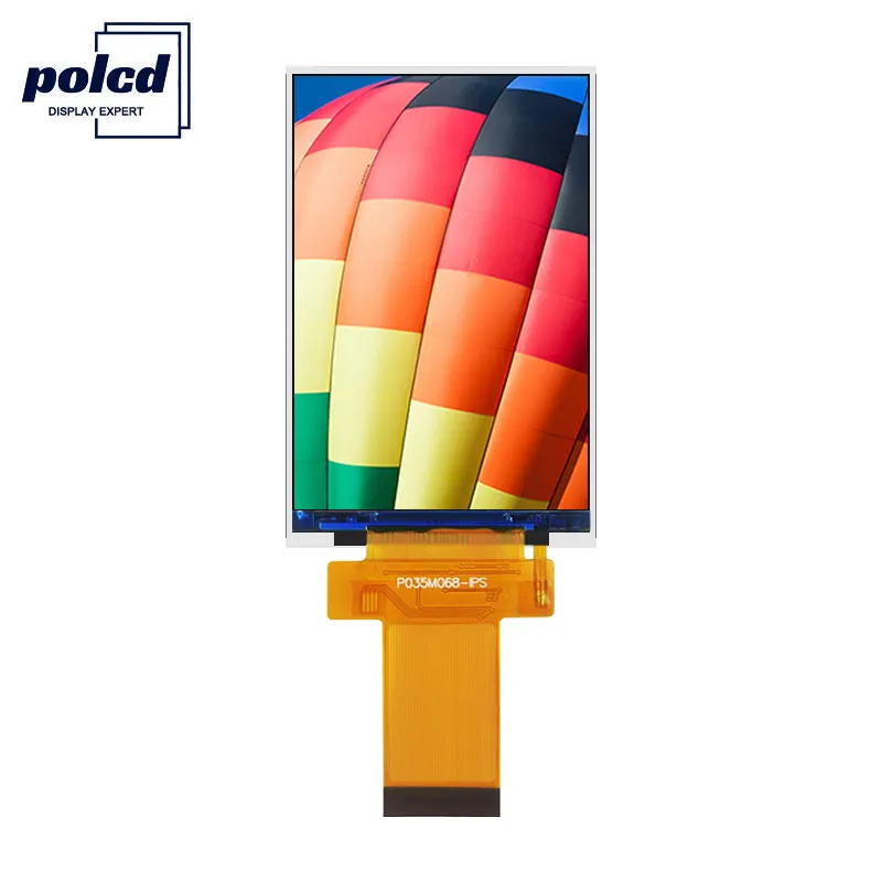 Modulo Tft da 3.5 pollici a colori Polcd 320*480 schermo a colori RGB di piccole dimensioni Display LCD TFT da 3.5"