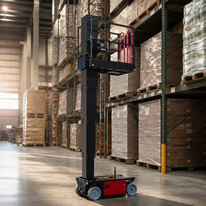 6M 12M 120KG <b>Cheap</b> Price <b>Ladder</b> Lift Platform Hydraulic Personal Mast Vertical Single Man - Product Image 6