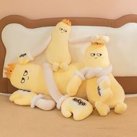 Coussin en peluche longue et douce en forme de fruit, motif couronne de mangue et visage souriant, 3 styles, pour chambre, bureau, cadeau