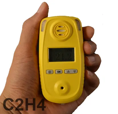 Portable Gas Etilen Detector untuk Pematangan, C2H4 Detektor Gas