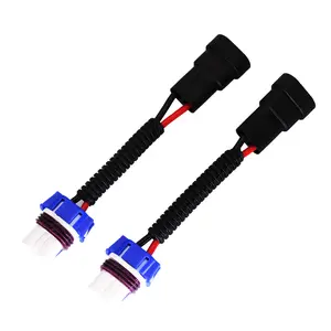 TAOCHIS 9005 HB3 9006 HB4 Ceramics Female male Wiring Harness Socket Car Connector Cable Plug for HID LED Lights