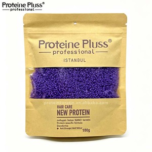 Granules de protéines de kératine pour la réparation des cheveux : Traitement intense à la kératine pour les cheveux abîmés - Répare les pointes fourchues, renforce les mèches - Product Image 1