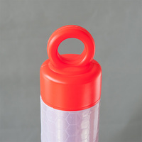 Poteau de Sécurité Routière Réfléchissant Flexible Topsafe 47 Pouces O-Top Pe, Diviseur de Voie, Délimiteur, Bollard