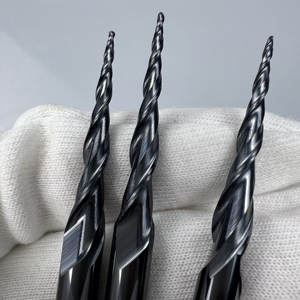 Thon Vonfram cacbua thép bóng mũi cuối nhà máy 6mm 2 Sáo rắn cacbua tùy chỉnh côn bóng mũi cuối nhà máy cắt - Product Image 1