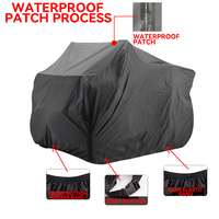 Housse de buggy tout-terrain imperméable, anti-poussière et résistante à la pluie 190T/210D épaisse avec finition brillante pour véhicules de plage