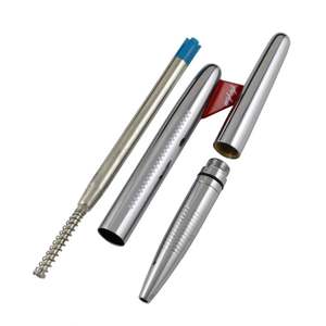 Stylo avion fantaisie personnalisé avec miroir, en métal brillant, motif avion spatial, avec logo imprimé sur l'empennage - Product Image 3